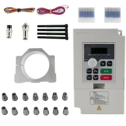 VEVOR CNC Spindle Motor Kits Air Cooled Spindle Motor 220V VFD 2.2KW Clamp 80 mm