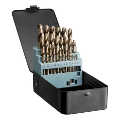 VEVOR Cobalt Drill Bit Set, 29 Pcs, M35 High Speed Steel Cobalt Drill Bits with Storage Case, for Drilling Metal, Stainless Steel, Aluminum Alloy, Wood, Plastic, for Professional Work and Home DIY