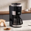 VEVOR Coffee Maker with Grinder, 10 Cup Coffee Machine, Grind and Brew Coffee Maker with 3 Brew Strength Control, Drip Coffee Maker with Adjustable Grinding Coarseness, for Home Office Restaurant