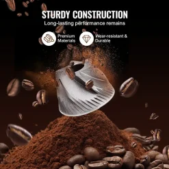VEVOR Coffee Maker with Grinder, 10 Cup Coffee Machine, Grind and Brew Coffee Maker with 3 Brew Strength Control, Drip Coffee Maker with Adjustable Grinding Coarseness, for Home Office Restaurant