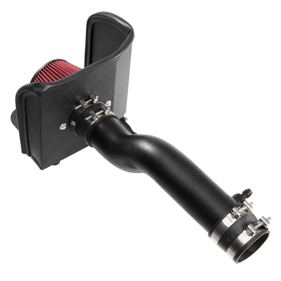 VEVOR Cold Air Intake, 3.3 Inch Cold Air Intake System + Heat Shield Compatible with 2016-2023 Toyota Tacoma 3.5L V6 Gas, High Flow Filter Kit Improved Horsepower, Throttle Response, High Performance