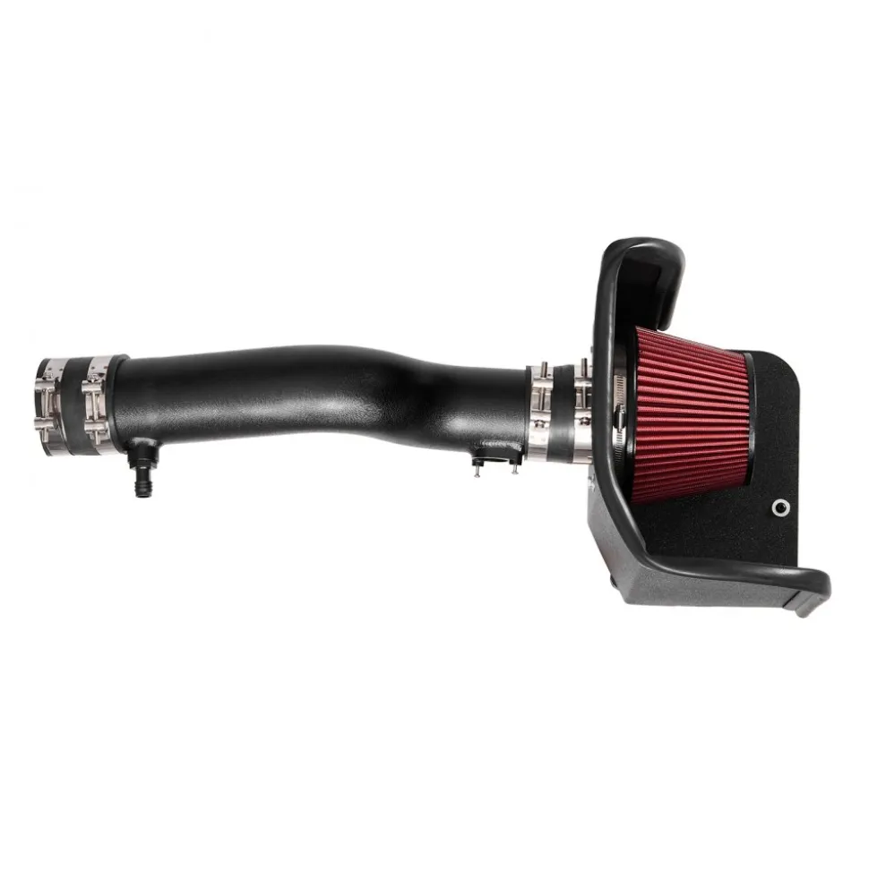 VEVOR Cold Air Intake, 3.3 Inch Cold Air Intake System + Heat Shield Compatible with 2016-2023 Toyota Tacoma 3.5L V6 Gas, High Flow Filter Kit Improved Horsepower, Throttle Response, High Performance