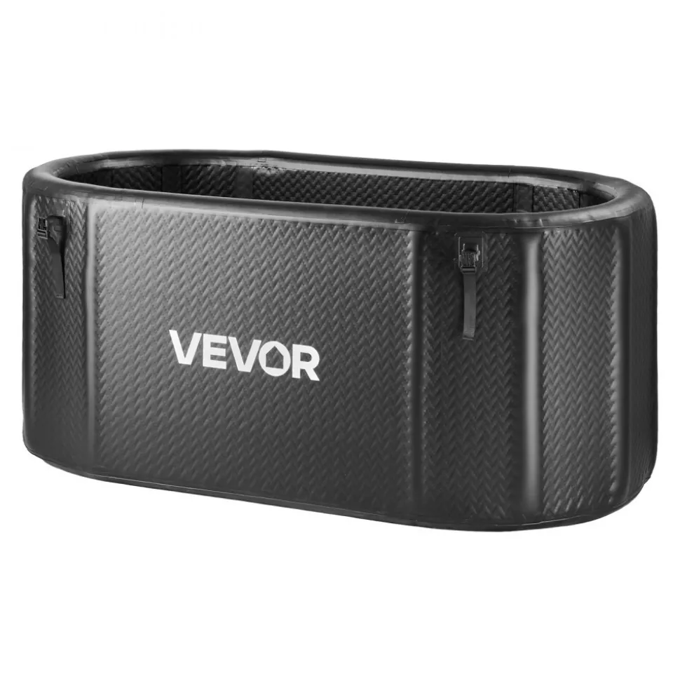 VEVOR Cold Plunge Tub, 216 Gallon, Inflatable Ice Bath Tub Compatible with Water Chillers, Portable Cold Water Bathtub with Insulated Lid, for Athletes Recovery, 59.1" x 31.5" x 29.9" (No Chiller)