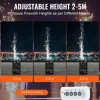VEVOR Cold Spark Machine, 4 Pack 700W Output Fireworks Controllers, 6.6-16.4ft Adjustable Height, with Advanced DMX System,LED Screen,Portable Handle, Aluminum Alloy for Stage DJ Wedding Event,Party