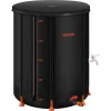 VEVOR Collapsible Rain Barrel, 53 Gallon Portable Rain Water Collection Barrel, 1000D PVC Rainwater Collection System, Garden Water Catcher Tank Storage Container with Spigot & Overflow Kit, Black