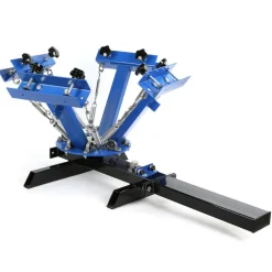VEVOR 4 Color 1 Station Silk Screen Printing Press Printer With Adjustable Stand Flash Dryer