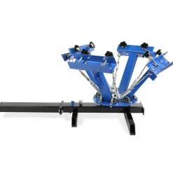 VEVOR 4 Color 1 Station Silk Screen Printing Press Printer With Adjustable Stand Flash Dryer