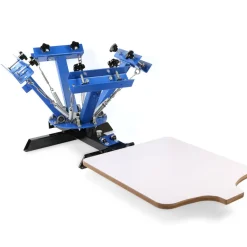 VEVOR 4 Color 1 Station Silk Screen Printing Kit Press Machine Flash Dryer Separated Electrical Control Box