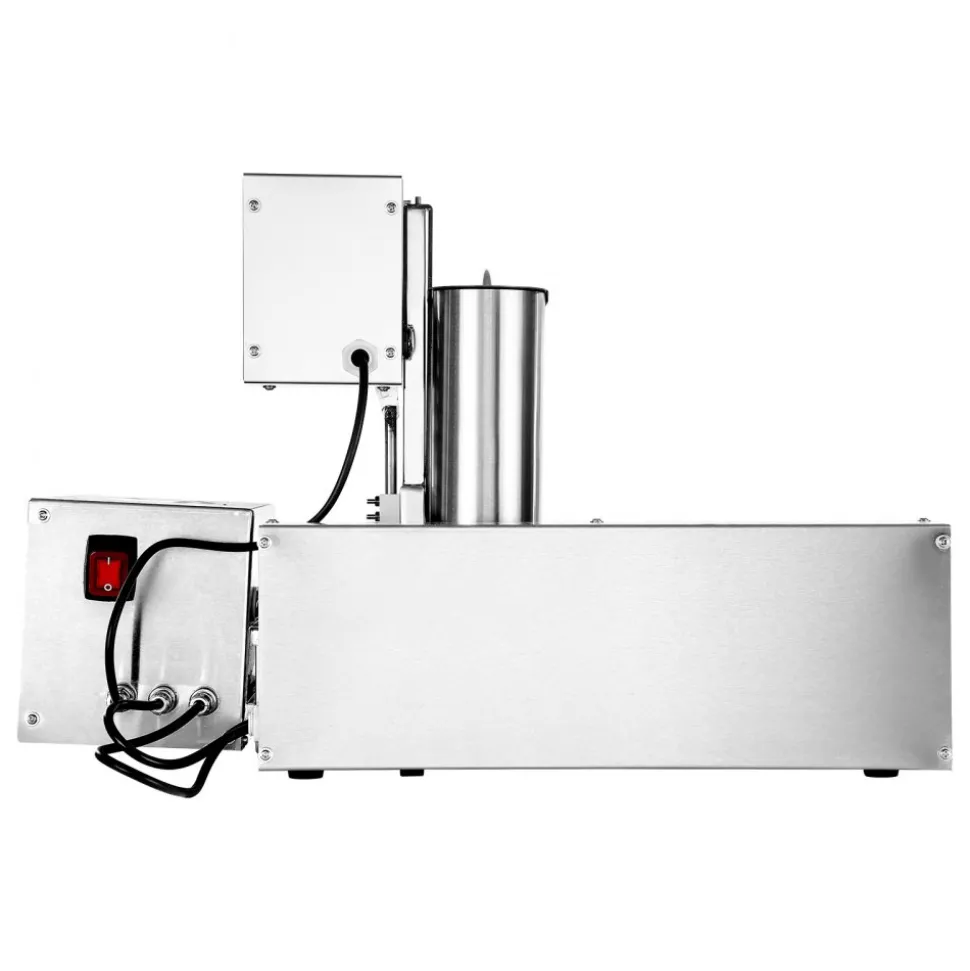 VEVOR Commercial Automatic Donuts Machine, 4 Rows Donuts Making Equipment, 240 pcs/hour Electric High Power Doughnut Maker, Stainless Steel Frying Auto Fryer, with Intelligent Control