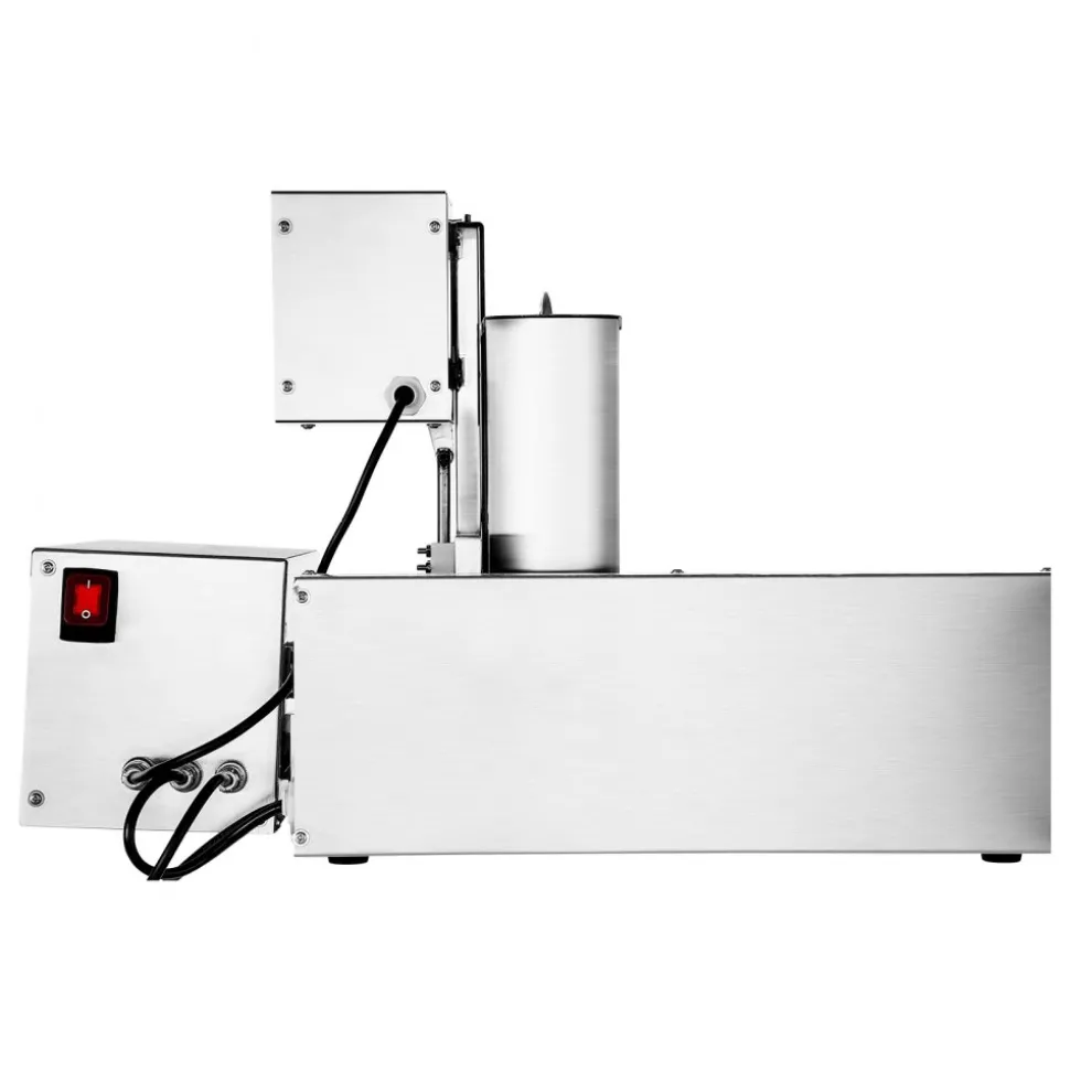 VEVOR Commercial Automatic Donuts Machine, 6 Rows Donuts Making Equipment, 360 pcs/hour Electric High Power Doughnut Maker, Stainless Steel Frying Auto Fryer, with Intelligent Control