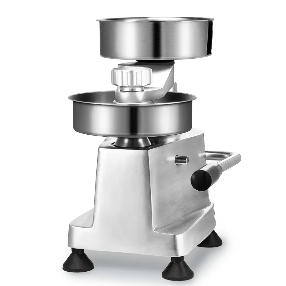 VEVOR Commercial Burger Patty Maker, Hamburger Beef Patty Maker with 3 Convertible Mold(4/5/6-inch), Heavy Duty Stainless Steel Burger Press Machine, Meat Forming Processor with 1500 Pcs Patty Papers