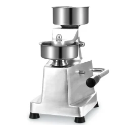 VEVOR Commercial Burger Patty Maker, 130mm/5inch Hamburger Beef Patty Maker, Heavy Duty Food-Grade Stainless Steel Bowl Burger Press Machine, Kitchen Meat Forming Processor with 1000 Pcs Patty Papers