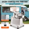 VEVOR Commercial Burger Patty Maker, 150mm/6inch Hamburger Beef Patty Maker, Heavy Duty Food-Grade Stainless Steel Bowl Burger Press Machine, Kitchen Meat Forming Processor with 1000 Pcs Patty Papers