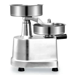 VEVOR Commercial Burger Patty Maker, 150mm/6inch Hamburger Beef Patty Maker, Heavy Duty Food-Grade Stainless Steel Bowl Burger Press Machine, Kitchen Meat Forming Processor with 1000 Pcs Patty Papers