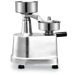 VEVOR Commercial Burger Patty Maker, 100mm/4inch Hamburger Beef Patty Maker, Heavy Duty Food-Grade Stainless Steel Bowl Burger Press Machine, Kitchen Meat Forming Processor with 1000 Pcs Patty Papers