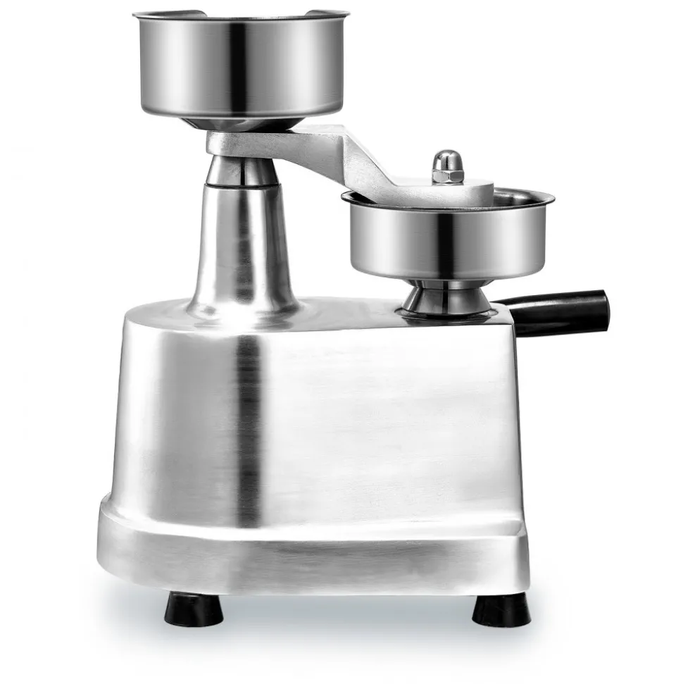 VEVOR Commercial Burger Patty Maker, 100mm/4inch Hamburger Beef Patty Maker, Heavy Duty Food-Grade Stainless Steel Bowl Burger Press Machine, Kitchen Meat Forming Processor with 1000 Pcs Patty Papers