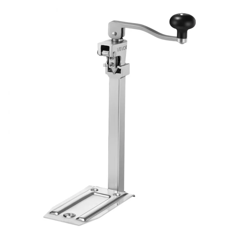 VEVOR Commercial Can Opener, Heavy-Duty Manual Tabletop Cans Opener for Cans Up to 15.75 in Height, Height-Adjustable Professional Can Openers Fixed with Screws, for Restaurant, Hotel, and Food Store