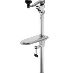 VEVOR Commercial Can Opener, Heavy-Duty Manual Tabletop Cans Opener for Cans Up to 11.8 in Height, Height-Adjustable Can Openers Fixed with Screws & Table Clamp, for Restaurant, Hotel, and Food Store