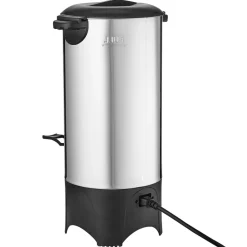 VEVOR Commercial Coffee Urn, 50 Cups Stainless Steel Large Coffee Dispenser, 1000W 110V Electric Coffee Maker Urn For Quick Brewing, Hot Water Urn with Detachable Power Cord for Easy Cleaning, Silver