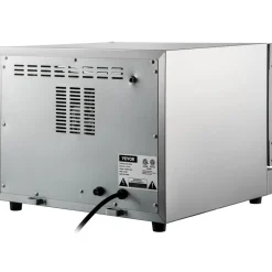VEVOR Commercial Convection Oven, 21L/19Qt, Quarter-Size Conventional Oven Countertop, 1440W 3-Tier Toaster with Front Glass Door, Electric Baking Oven with Trays Wire Racks Clip Gloves, 120V, ETL Lis