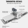 VEVOR Commercial Dough Sheeter Machine, 19.7-Inch Reversible Puff Pastry Sheeter and Fondant Roller, Electric Dough Roller 0-1.4" Adjustable Thickness, Folding Dough Sheeter for Bakeries, Pastries