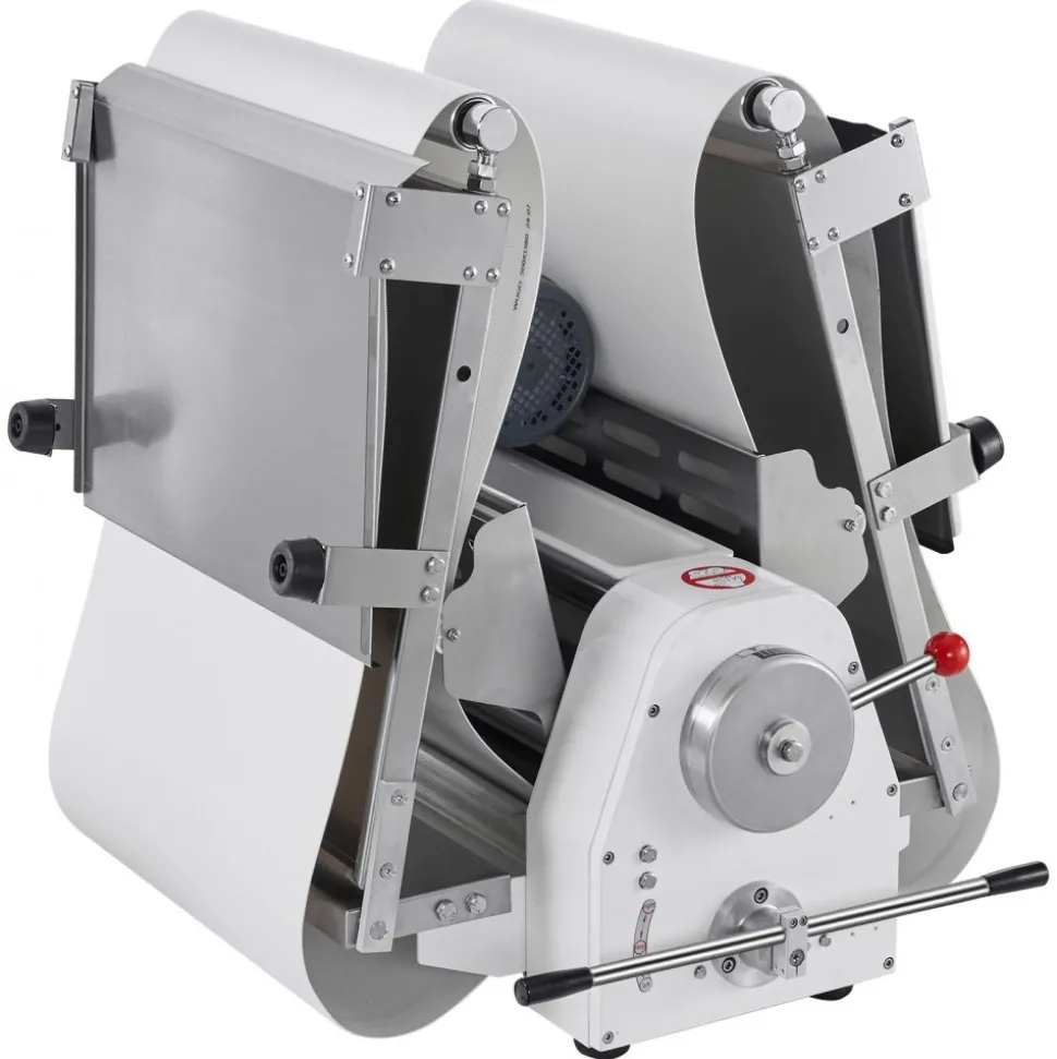 VEVOR Commercial Dough Sheeter Machine, 19.7-Inch Reversible Puff Pastry Sheeter and Fondant Roller, Electric Dough Roller 0-1.4" Adjustable Thickness, Folding Dough Sheeter for Bakeries, Pastries