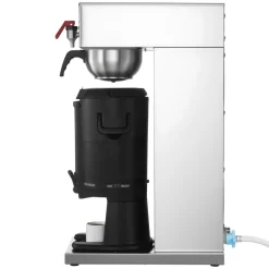 VEVOR Commercial Drip Coffee Maker, 16-17 Cups Machine with 2.5 L Thermal Carafe, Keep Warm for 4 Hours, Stainless Steel Brewer with Auto Water Filling, for Restaurant, Office, Coffee Shop & Home