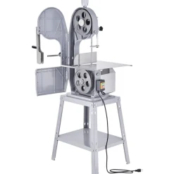 VEVOR Commercial Electric Meat Bandsaw, 1500W Stainless Steel Vertical Bone Sawing Machine, Workbeach 19.3