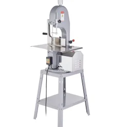VEVOR Commercial Electric Meat Bandsaw, 1500W Stainless Steel Vertical Bone Sawing Machine, Workbeach 19.3
