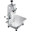 VEVOR Commercial Electric Meat Bandsaw, 1500W Bone Sawing Machine with 12.4" x 18.1" Workbench, 0-4.3" Cutting Thickness, 7 Extra Replacement Blades, for Cutting Bone, Frozen Meat, Pork, Beef & Ribs