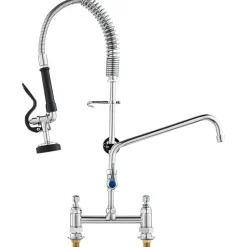 VEVOR Commercial Faucet with Pre-Rinse Sprayer, 26