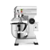 VEVOR Commercial Food Mixer 15Qt 600W 3 Speeds Adjustable 110/178/390 RPM Heavy Duty 110V with Stainless Steel Bowl Dough Hooks Whisk Beater Premium for Schools Bakeries Restaurants Pizzerias