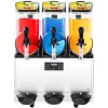 VEVOR Commercial Frozen Drink Maker, 15Lx3 Triple Tank Slushy Machine, 180 Cups Stainless Steel Margarita Smoothie Frozen Drink Machine, Slushie Maker for Home Party Restaurants Cafe Bars