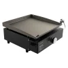 VEVOR Commercial Griddle, 16.9" Heavy Duty Manual Flat Top Griddle, Countertop Gas Grill with Non-Stick Cooking Plate, Steel Natural Gas Griddle, 2-Burners Restaurant Portable Grill -  22,000 BTU