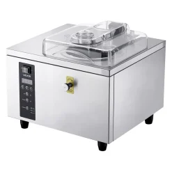 VEVOR Commercial Hard Ice Cream Machine, 500W 1.32 Gal/Hour, Gelato Hard Serve Ice Cream Maker with 2.8L 304 Stainless Steel Cylinder, Auto Clean LED Panel High Productivity for Snack Bar Restaurants
