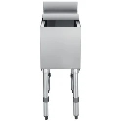 VEVOR Commercial Ice Bin, 39.6 Qt Max Capacity, 12 x 24 x 33 Inch Stainless Steel Ice Chest with Sliding Lid, 24H Long-Lasting Insulation, Cooler Cart Cocktail Unit for Bar Restaurant Pub, NSF