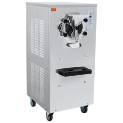 VEVOR Commercial Ice Cream Machine, 20-25L/H Yield, 2400W 1-Flavor Hard Serve Ice Cream Maker, 8L Stainless Steel Cylinder, Digital Display Auto Clean Adjustable Hardness, for Restaurant Snack Bars