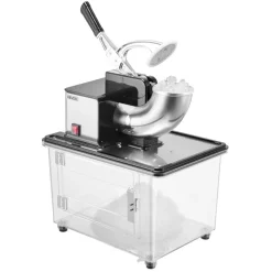 VEVOR Commercial Ice Crusher 661LBS/H, 350W Electric Snow Cone Machine with 4 Blades, 2000RPM Stainless Steel Shaved Ice Machine with 11 Gal Crushed-Ice Box, for Family Restaurants Bars, Black