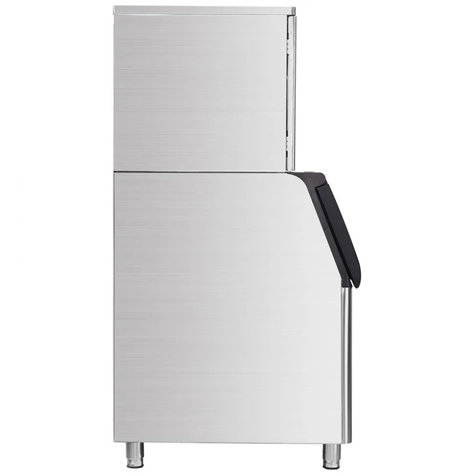 VEVOR Commercial Ice Maker, 400LBS/24H Ice Making Machine with 330.7LBS Large Storage Bin, 800W Auto Self-Cleaning Ice Maker Machine with 3.5-inch LED Screen for Business Bar