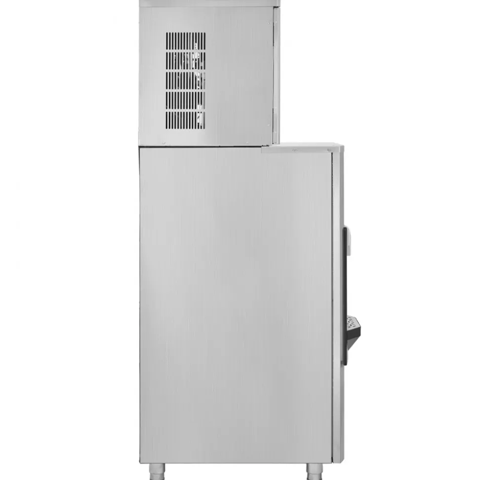 VEVOR Commercial Ice Maker, 300 Lbs/Day Ice Maker Machine, 180 Lbs Large Ice Storage Bin with 20 Lbs/Min Automatic Ice Dispensing, Self-Cleaning Ice Machine with Touchscreen for Bar, Cafe, Restaurant