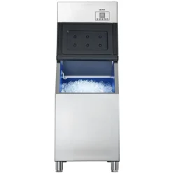 VEVOR Commercial Ice Maker Machine, 300LBS/24H Ice-Making Machine with 300LBS Stainless Steel Storage Bin, Auto Self-Cleaning Ice Maker with Touchscreen for Bar Cafe Restaurant Business Commercial