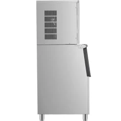 VEVOR Commercial Ice Maker Machine, 450LBS/24H Ice Making Machine with 250LBS Large Storage Bin, Auto Self-Cleaning Ice Maker Machine with Touchscreen for Bar Cafe Restaurant Business Commercial