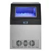 VEVOR Commercial Ice Maker Machine, 90 lbs/24h with 13 lbs Storage Capacity, Countertop/Freestanding/Under Counter, Stainless Steel Ice Maker with LED Display & Self-Cleaning, for Home Bar Restaurant