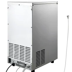 VEVOR Commercial Ice Maker Machine, 100 lbs/24h with 30-35 lbs Storage, Built-in/Freestanding/Under Counter, Stainless Steel Ice Maker with LED Display & Self-Cleaning, for Home Bar Restaurant