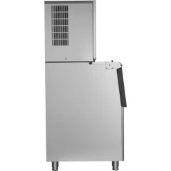 VEVOR Commercial Ice Maker Machine, 800LBS/24H Ice-Making Machine with 300LBS Stainless Steel Storage Bin, Auto Self-Cleaning Ice Maker with Touchscreen for Bar Cafe Restaurant Business Commercial