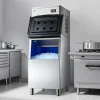 VEVOR Commercial Ice Maker Machine, 450LBS/24H Ice-Making Machine with 250LBS Stainless Steel Storage Bin, Auto Self-Cleaning Ice Maker with Touchscreen for Bar Cafe Restaurant Business Commercial