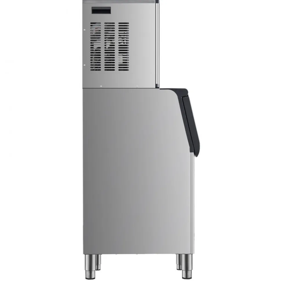 VEVOR Commercial Ice Maker Machine, 550LBS/24H Ice-Making Machine with 300LBS Large Storage Bin, Auto Self-Cleaning Ice Maker with Touchscreen for Bar Cafe Restaurant Business Commercial