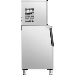 VEVOR Commercial Ice Maker Machine, 360LBS/24H Ice-Making Machine with 300LBS Large Storage Bin, Auto Self-Cleaning Ice Maker with Touchscreen for Bar Cafe Restaurant Business Commercial