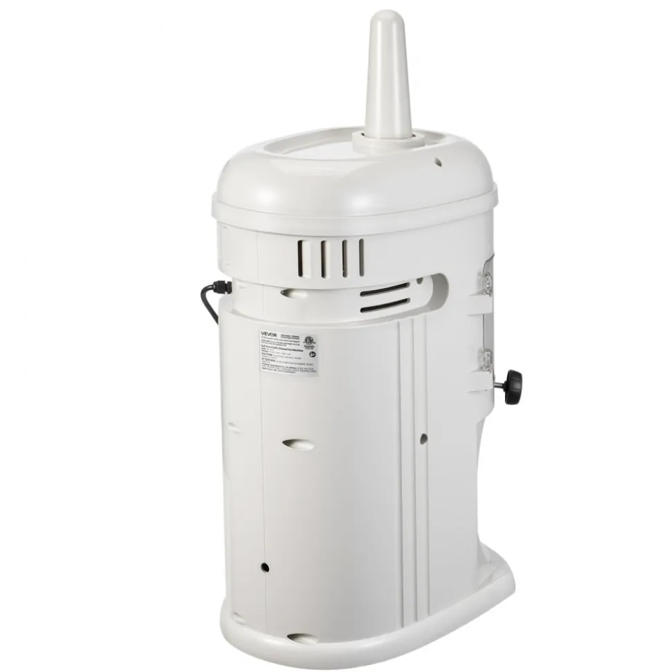 VEVOR Commercial Ice Shaver Crusher, 220lbs/hr Electric Fluffy Ice & Snow Cone Machine, 250W 1500RPM Tabletop Fluffy Shaved-Ice Machine for Parties Events Snack Bar, Home and Commercial Use (White)