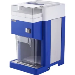 VEVOR Commercial Ice Shaver Machine, 1.91QT /1.8L Large Electric Snow Cone Machine, Fine & Fluffy with 300W Motor, Stainless Steel Blades, Shaved Ice Maker for Dessert Shop Home Party Restaurant, Blue